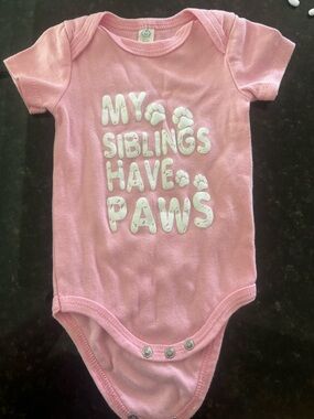 My siblings have paws onesie
